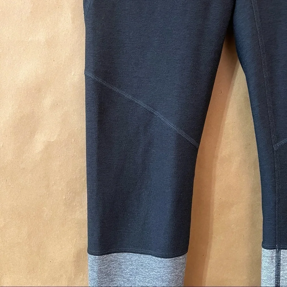 Outdoor Voices | Dipped 7/8 Warmup High Rise Colorblock Leggings Size S